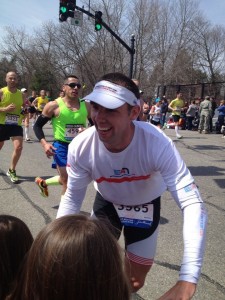 Coach Patrick Running Boston Marathon 2013