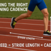 Picking the Right Running Cadence runner on track