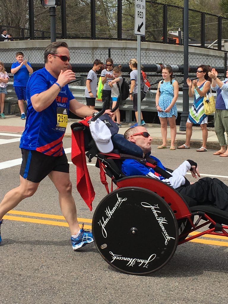 Rick Hoyt Continues to Inspire at the Boston Marathon